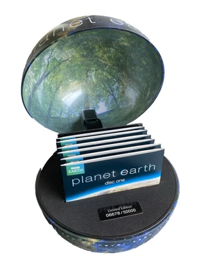 BBC Planet Earth DVD Set of Six Limited Edition Globe - Image 1 of 4