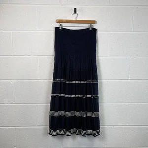 Per Una Blue Pleated Midi Skirt Size 14 / Size 14 / Midi / Womens / Blue / ... - Picture 1 of 8