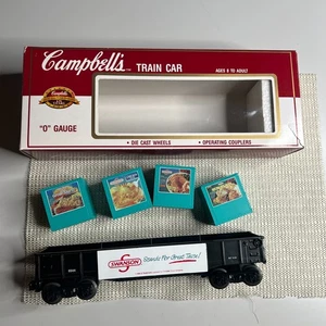 Campbell’s Swanson 1994 vagón de tren calibre O con cajas ruedas fundidas a presión publicidad - Imagen 1 de 7