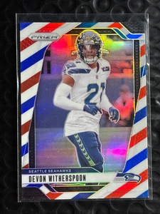 2024 Panini Prizm - Devon Witherspoon #263 Red White & Blue Prizm Seahawks - Picture 1 of 2