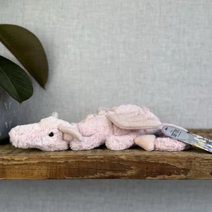 Jellycat Little Rose Dragon - Pink Dragon Soft Toy - Dragon Jellycat Small 12" - Picture 1 of 16