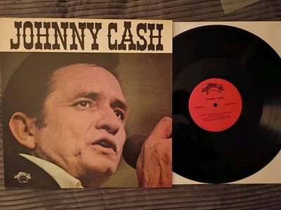 Johnny Cash - S/T - NM/NM 1977 Outlaw Country Folk Trolley Car TC-5009 1ST  - Image 1 of 4