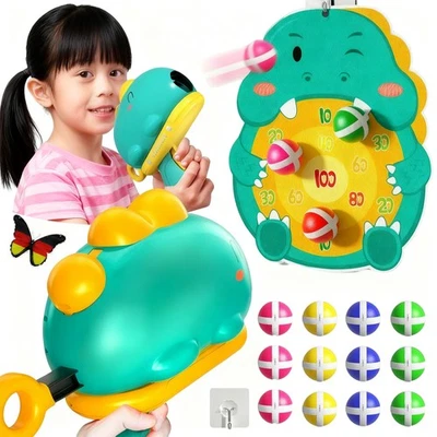 MARKENLOS Doloowee Dinosaurier Dartscheibe Schießspielzeug, Wurfspiel Spielzeugpistolen DE