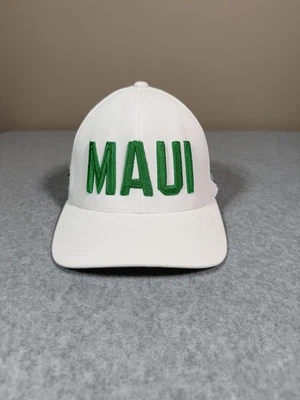 Gorra Maui Kapalua G/FORE espalda a presión blanca verde golf para hombre bordada en Hawaii Foto 1 de 4