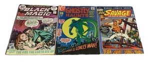 Lot Of 3 Doc Savage #1/Black Magic #4/Ghostly Haunts #22  DC/Marvel/Charlton - Picture 1 of 14