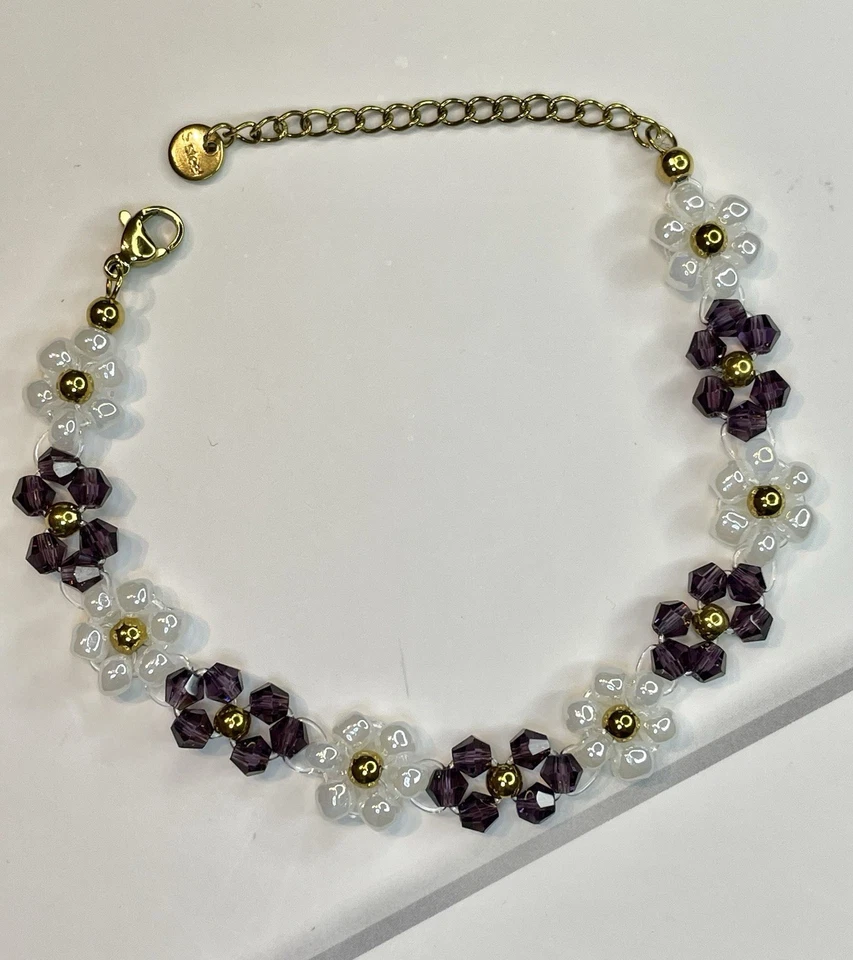 Blumenarmband Damen Handgelenkschmuck - Bild 1 von 3