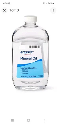 Líquido laxante lubricante de aceite mineral Equate para estreñimiento, 16 fl oz (473 ml)  Foto 1 de 4