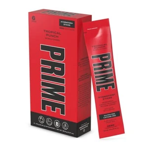 PRIME HYDRATION+ Sticks TROPICAL PUNCH | Hydration Powder Single Serve Sticks | - Picture 1 of 8