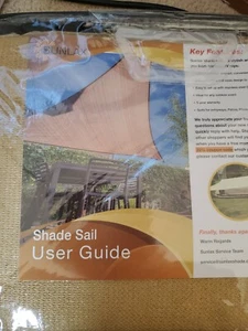 Sunlax Shade Sail 8'x12'Canopy for Patio and Outdoor  - Picture 1 of 4