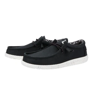 HEYDUDE MEN'S WALLY STRETCH CANVAS SHOES-700-066 - Picture 1 of 5