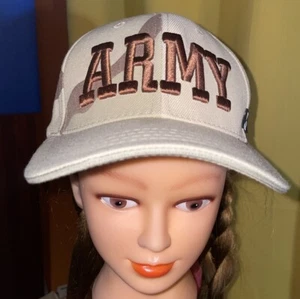 Army Baseball Hat Cap Mens Adjustable Tan Camouflage Strapback Rapid Dominance - Picture 1 of 5