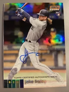 2020 Stadium Club Chrome Orange Refractor JAKE FRALEY RC AUTO #’d 04/25! - Picture 1 of 2