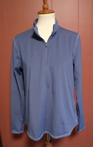 SOYBU NWT Women’s Blue Active Top Long Sleeve 1/4 Zip CHOICE of SIZE: S, M or L - Picture 1 of 15