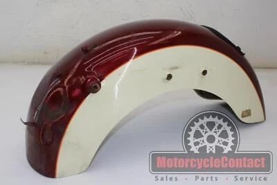 95-99 Shadow 1100 Ace guardabarros trasero cubierta de metal carenado granate blanco OEM Foto 1 de 4