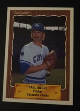 1990 ProCards Syracuse Chiefs Paul Kilgus #566