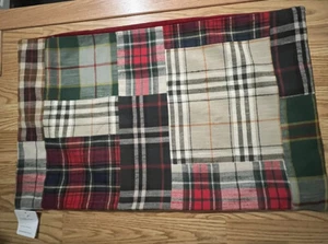 Pottery Barn Kirk Patchwork Plaid Lumbar Pillow Cover-NWT - Picture 1 of 7
