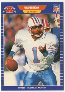 1989 Pro Set #149 Warren Moon Houston Oilers - Picture 1 of 2