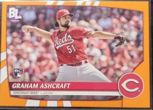 2023 Topps Big League Electric Orange #10 Graham Ashcraft Rookie SP - Imagen 1 de 1