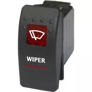 WIPER 545R Rocker Switch 12V Wiper ON-OFF red offroad ATV UTV 20A - Picture 1 of 1