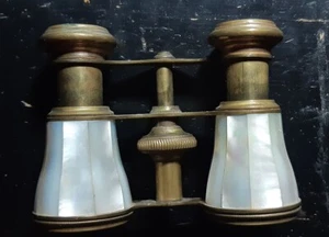 Antikes OpernglasVintage Messing Perlmutt - Bild 1 von 5