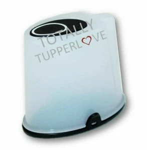 Tupperware Pill Case Mini FIFO Cereal Storer 2" Container Keeper Gadget Black ❤️ - Picture 1 of 3