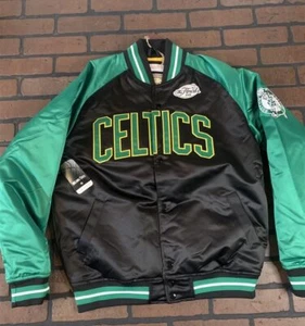 Chaqueta Peso Pesado BOSTON CELTICS Mitchell & Ness Special Script S L XL - Imagen 1 de 8