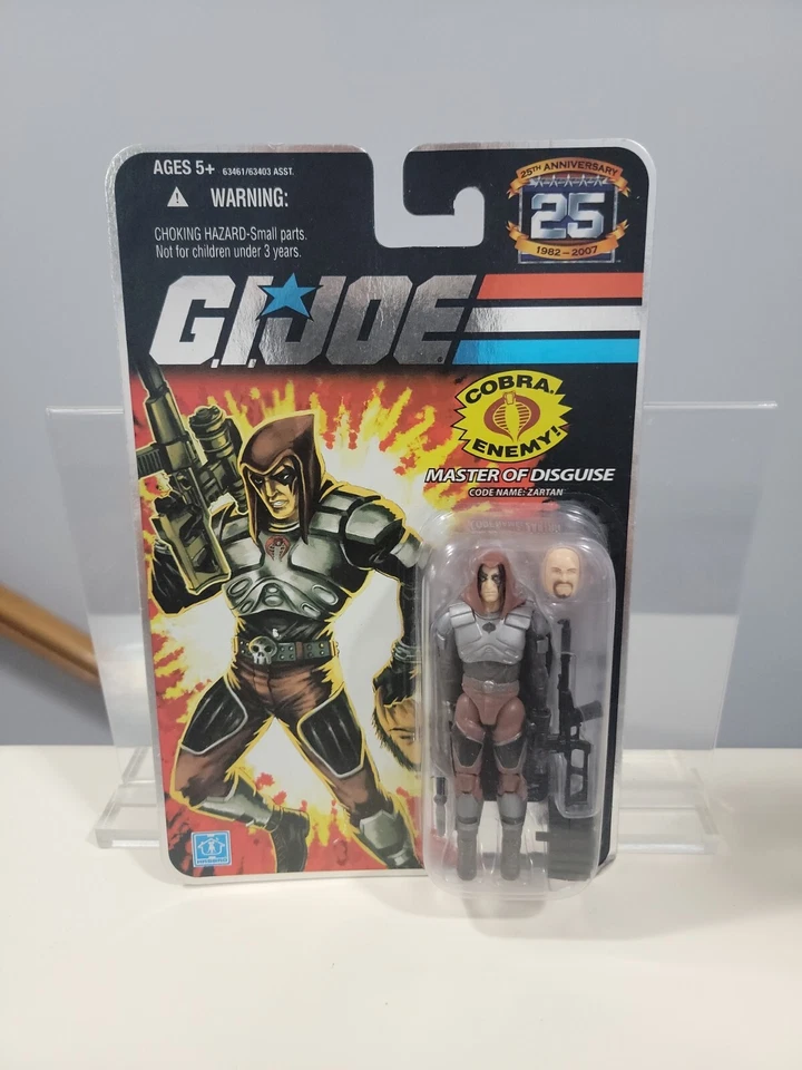 G.I. КАРТА JOE 25THIVERSARY ZARTAN Master Of Disguise Foil 2008 Hasbro Corba - Изображение 1 из 4