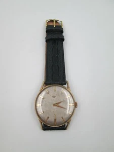Roamer. Chapado oro / acero inoxidable. Cuerda manual. 1960. Correa - Imagen 1 de 11