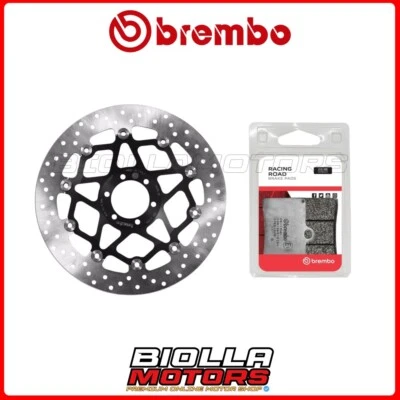 KIT PASTIGLIE + DISCO BREMBO CAGIVA MITO 525 SP 125 2010 ANTERIORE [SR - Flottan Foto 1 de 4