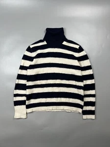 Men's Diesel Turtleneck Wool Alpaca Blend Striped Sweater Size M (Y0562) - Picture 1 of 11