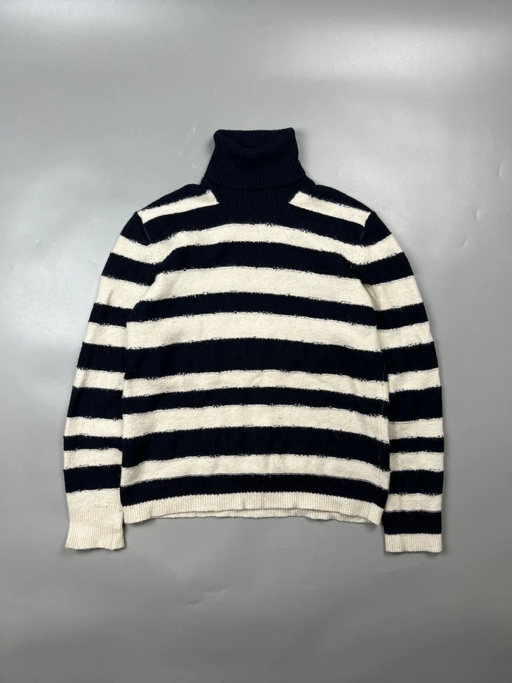 Men's Diesel Turtleneck Wool Alpaca Blend Striped Sweater Size M (Y0562) - Image 1 of 4