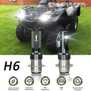 For Suzuki Ozark 250 2006-2012 2013 2014 Headlight Kit H6 6000K White Bulbs 2x - Picture 1 of 11