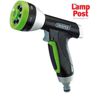 Draper 25293 Garden Hose Spray Gun Soft Grip 7 Pattern Plant Sprayer - Picture 1 of 1