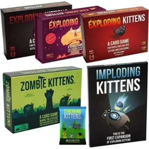 Exploding-Kittens Original Edition Card Games Party Game for Adults Teens Kids - Picture 1 of 20