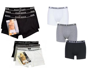 Hugo Boss Men's Boxer's Underwear Pack OF 3 COTTON STRETCH ON Sale Black & Mix - Picture 1 of 11