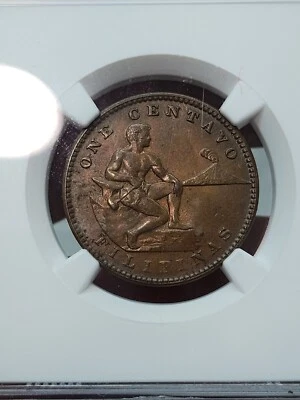 Philippines 1918S Centavo NGC MS64 - Image 1 of 3