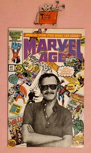MARVEL AGE #41 (1986) STAN LEE PHOTO COVER FRED HEMBECK MARVEL COMIC GD/VG - Picture 1 of 10