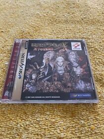 Akumajo Dracula X Castlevania Symphony Of The Night Sega Saturn Jap Imp W/manual