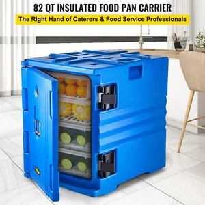 VEVOR 90L 120L Insulated Food Pan Carrier Food Delivery Container Wheeled Front - Picture 1 of 27
