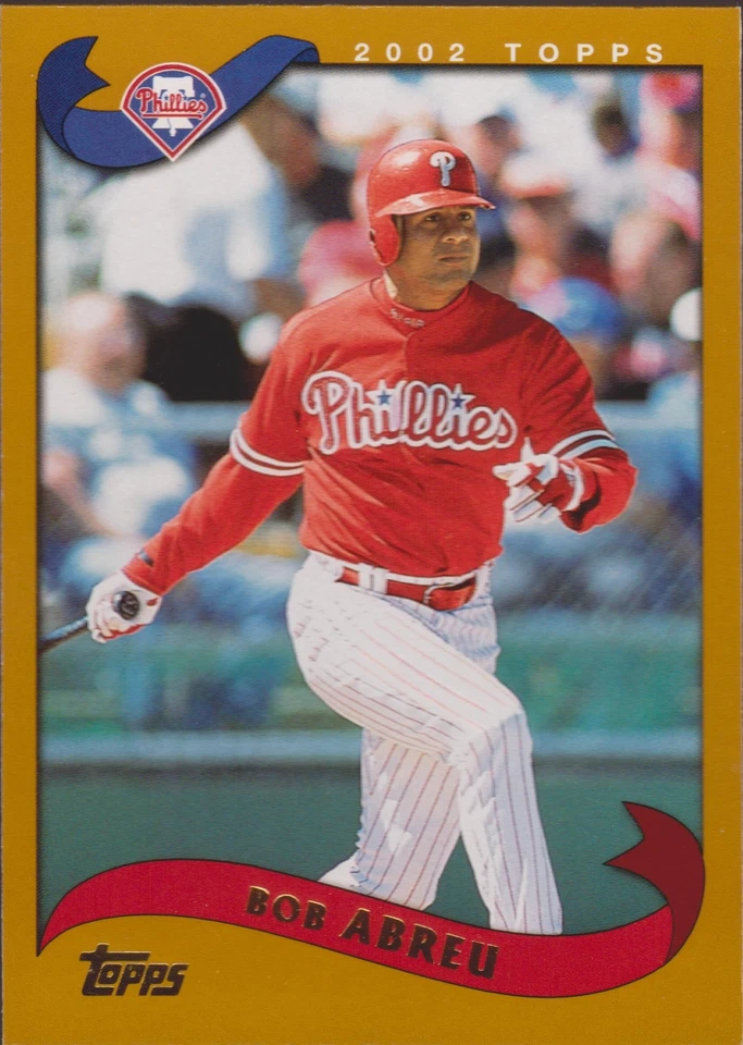 Bobby Abreu 2002 Topps # 13 Philadelphia Phillies Baseball - Image 1 of 1