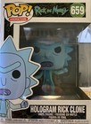 Funko Pop Animation Rick and Morty (No: 659) Hologram Rick Clone