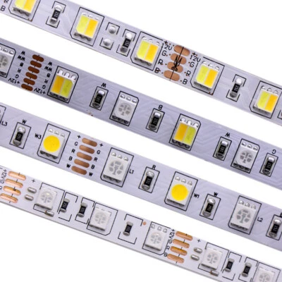 SMD 5050 RGB CCT LED Strip Waterproof DC 12V 24V CCT RGBW/WW string light 5m 50m - Image 1 of 4