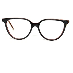 Vogue Eyeglasses Frame Flora Red Black Round Full rim  52-18 130mm H14159 - Picture 1 of 7