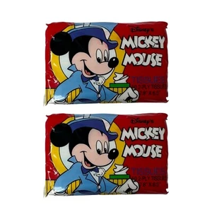 Vintage 80s (2) Mickey Mouse Children's Printed Facial Tissues 10 2-Ply ea Japan - Picture 1 of 6