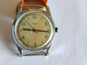 VINTAGE RARE central second WWII ULTRA LUXE swiss made watch rare mvt tachimetre - Picture 1 of 9
