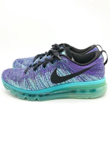 Nike Flyknit Max Royal Teal Hyper Grape Size 9 Womens Gym Shoes 620659 501 • NEW - Picture 1 of 14