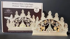 SAICO Made In Germany decorazione natalizia angolo arco legno ritagliato - Foto 1 di 13