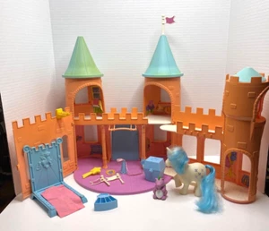 Vintage 1984 MY LITTLE PONY G1 DREAM CASTLE w/ Majesty & Spike--In Original Box - Picture 1 of 24