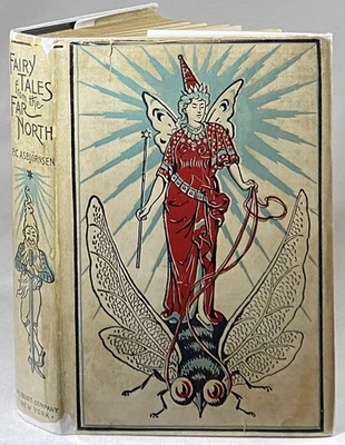 1900-е СКАЗКИ С КРАЙНЕГО СЕВЕРА в стиле модерн с ПЫЛЕЗАЩИТНОЙ КУРТКОЙ антикварный фольклор - Изображение 1 из 4