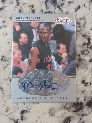 Sage Auto Silver 1999/400 Melvin Levett #A31 automático Foto 1 de 2